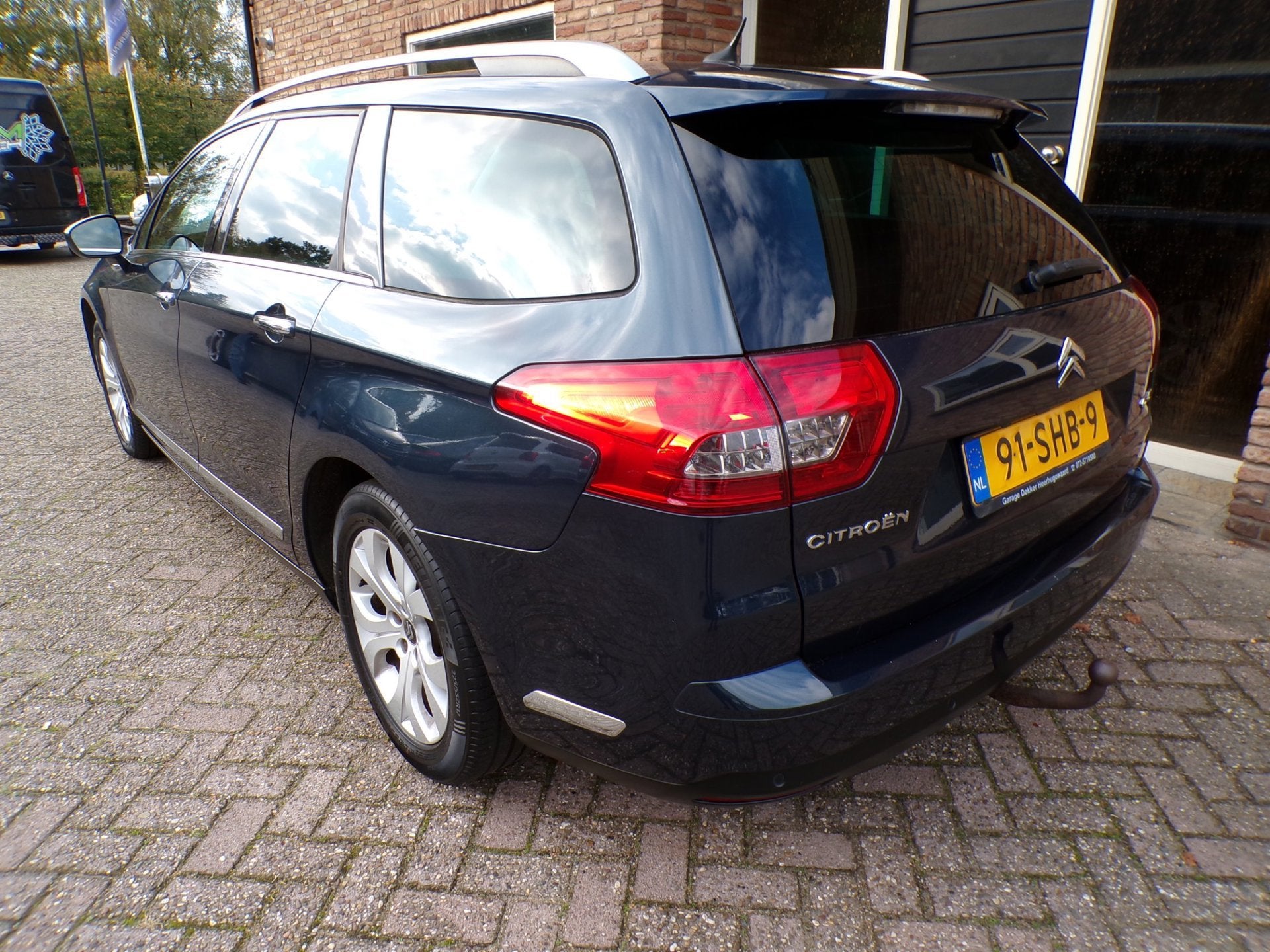 Citroen C5 Tourer 1.6 THP Selection, Auto's, Voorwielaandrijving, Gebruikt, Zwart, Blauw