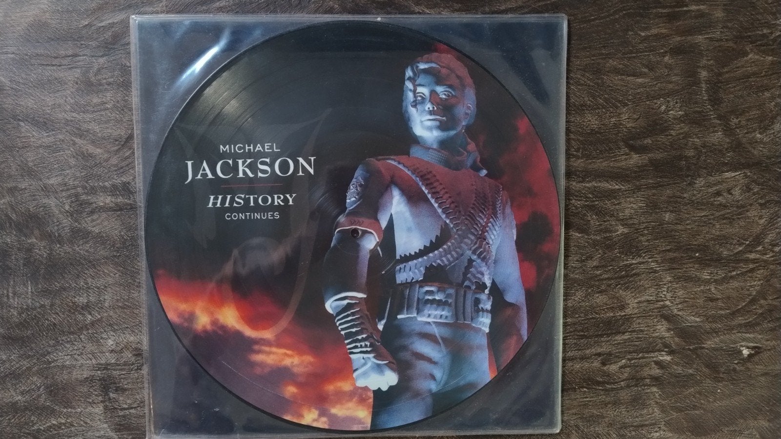 Michael Jackson - HIStory Continues Picture Disc LP, LP, Gebruikt, Pop, Ophalen of Verzenden