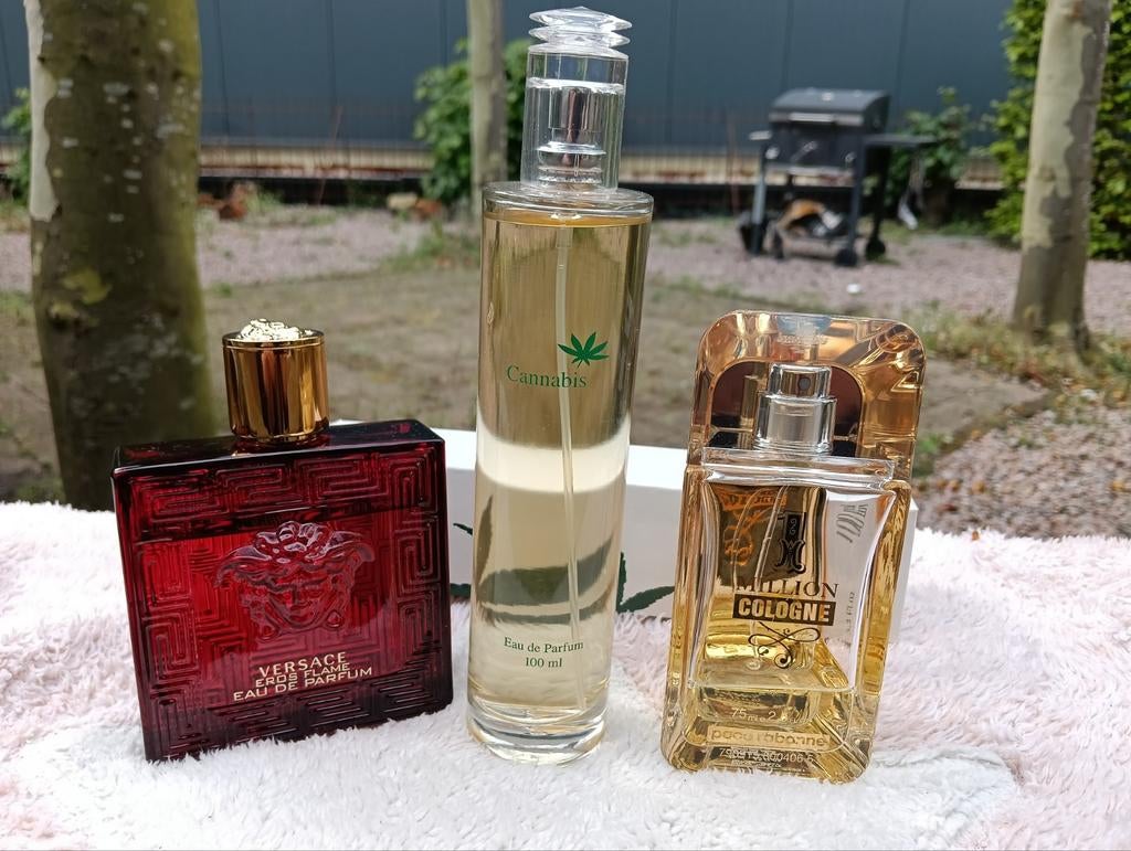 Versace Eros Flame Paco Rabanne Million Cannabis, Ophalen of Verzenden, Nieuw