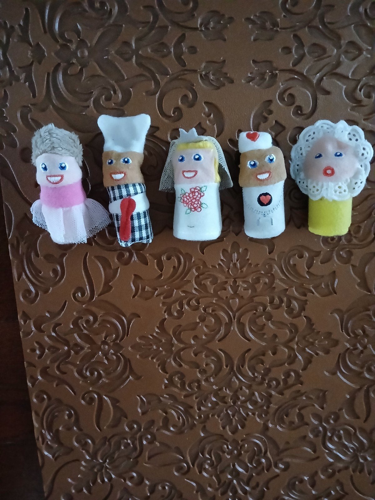 Vingerpoppetjes 5 stuks, Ophalen of Verzenden, Overige typen