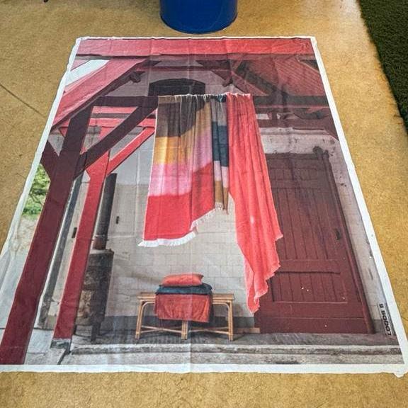 Muur deco doek Loods 5, Gebruikt, Overige kleuren, 150 tot 200 cm, 200 cm of meer