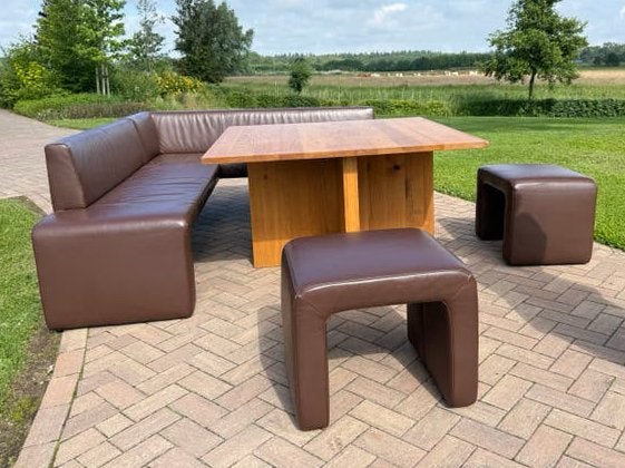 Eettafel vierkant eiken, Ophalen