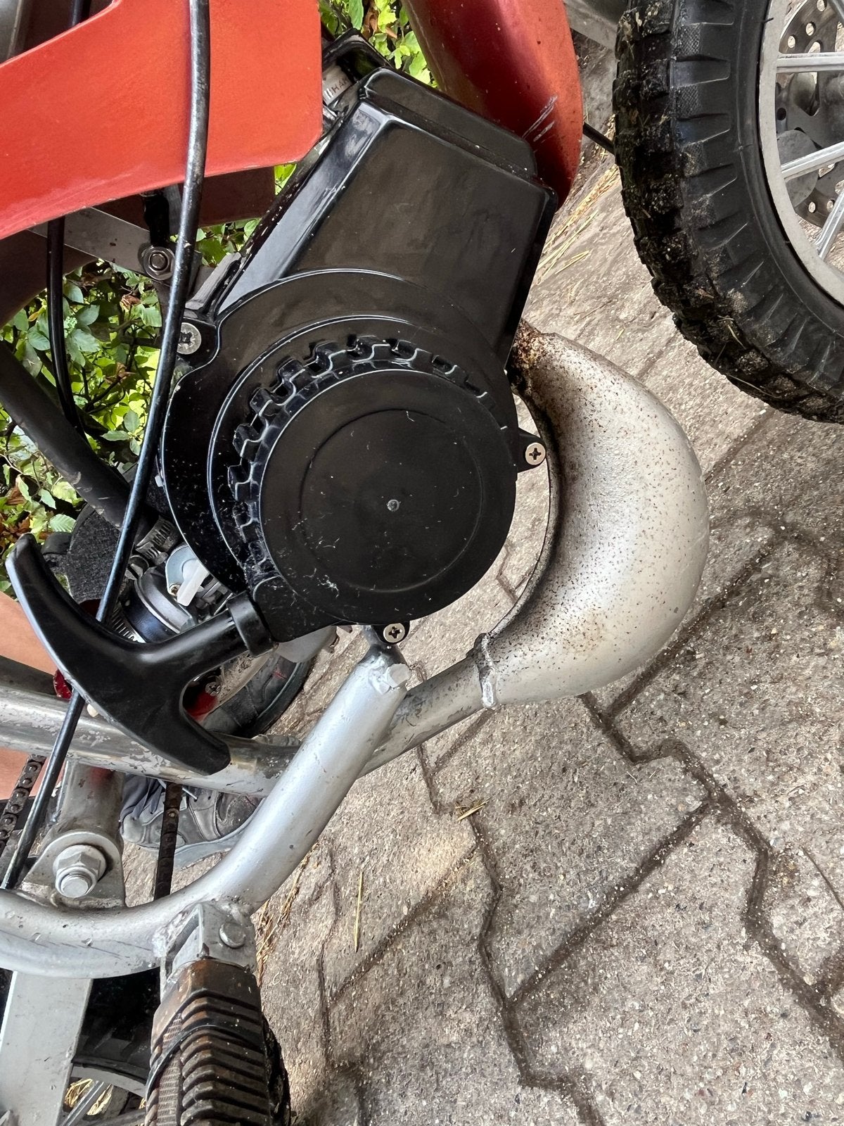 50cc Mini Crosser Blok en Uitlaat loopt mooi, Ophalen, Gebruikt, Blok
