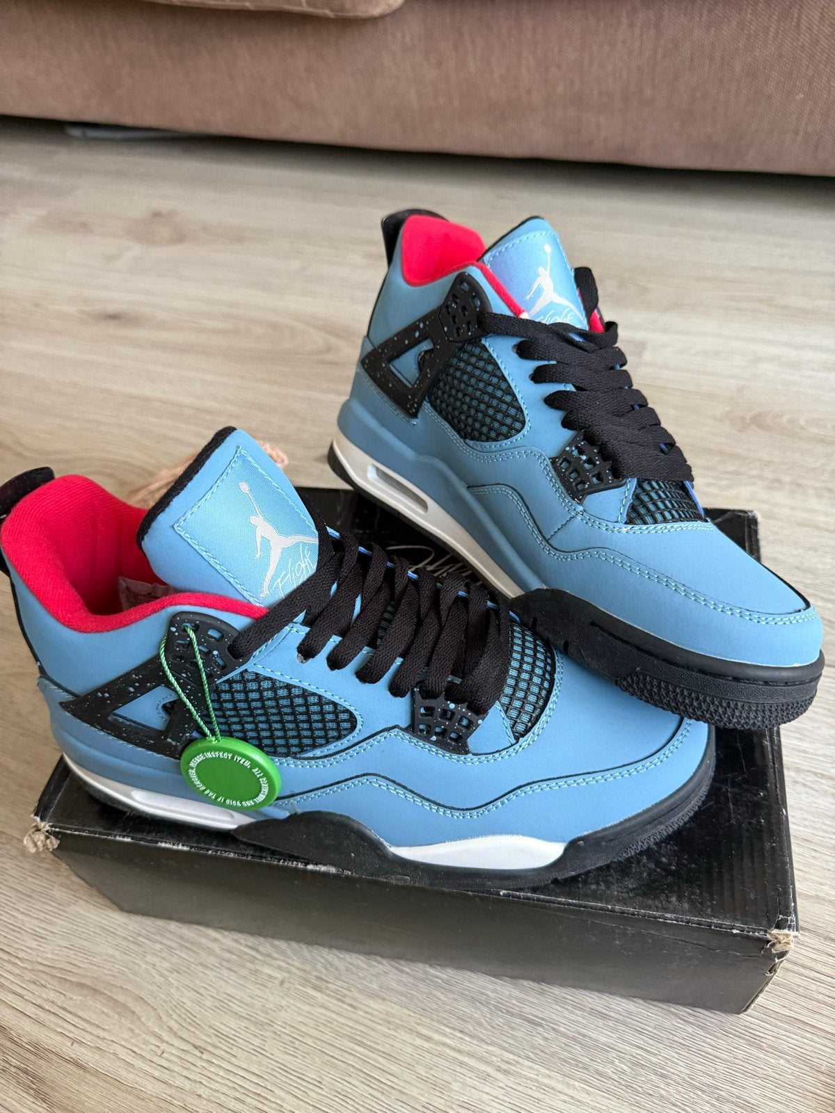 Air Jordan 4 Retro Cactus Jack, Ophalen of Verzenden, Nieuw, Blauw, Sneakers of Gympen