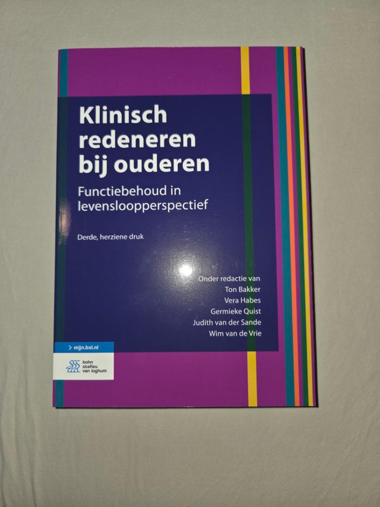 Klinisch redeneren bij ouderen, Ophalen, Nieuw, Sociale wetenschap