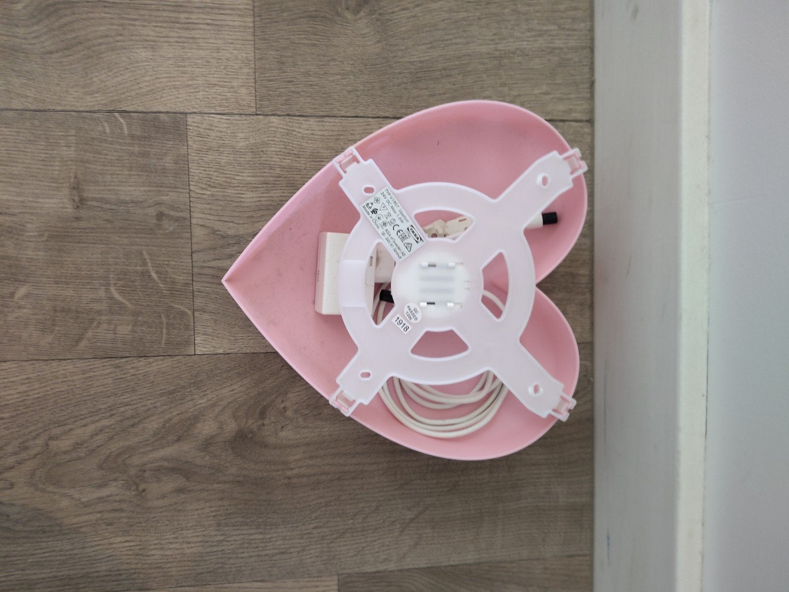 IKEA Upplyst Roze Hart Lamp - Compleet en Zo Goed als Nieuw, Ophalen, Gebruikt