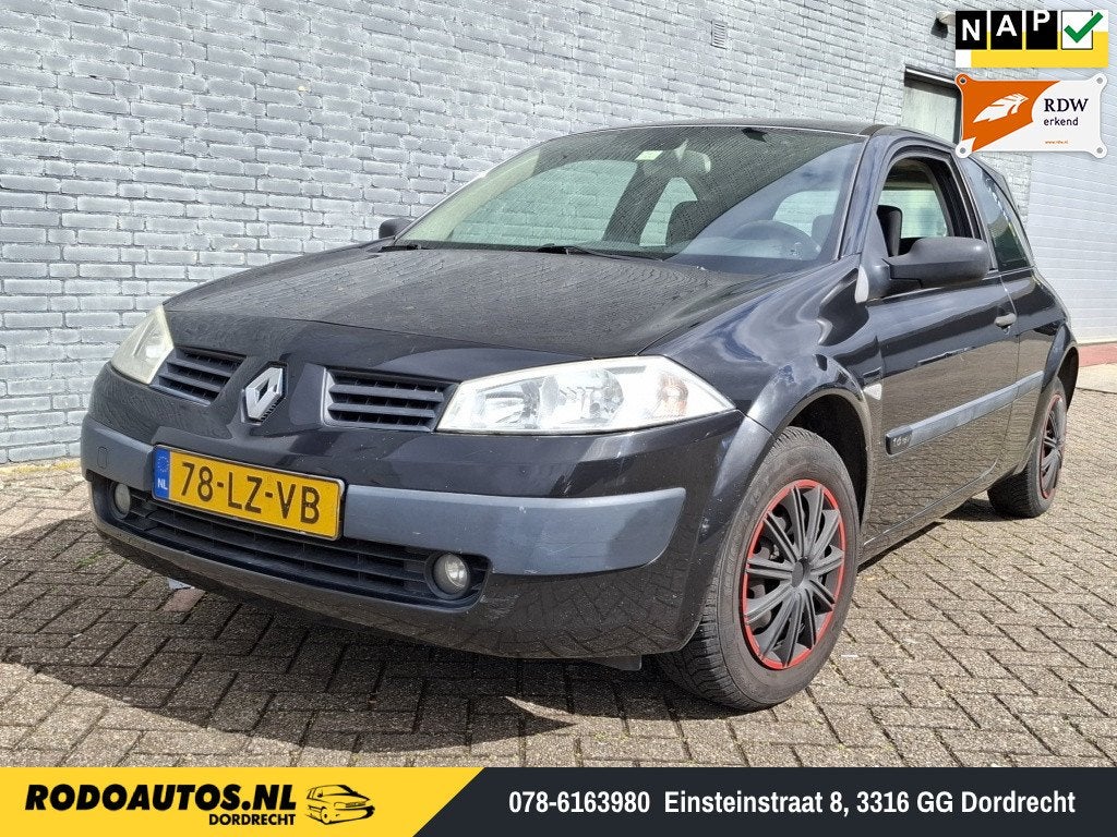 Renault Mégane 1.6-16V Expr Comfort Nw Koppeling ✅, Auto's, Renault, Gebruikt, 4 cilinders, Zwart, 113 pk