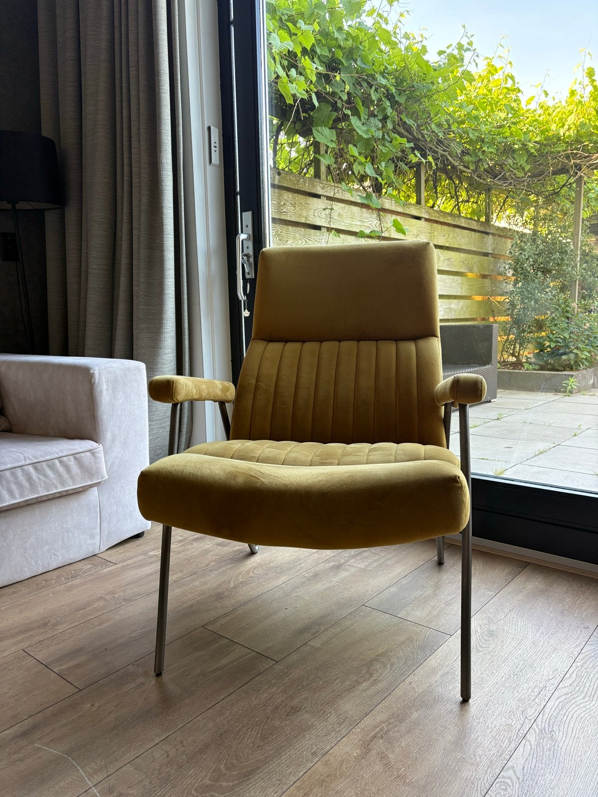Eleonora Fauteuil - Zo goed als nieuw, Huis en Inrichting, Fauteuils, Ophalen, Zo goed als nieuw, Stof, 75 tot 100 cm