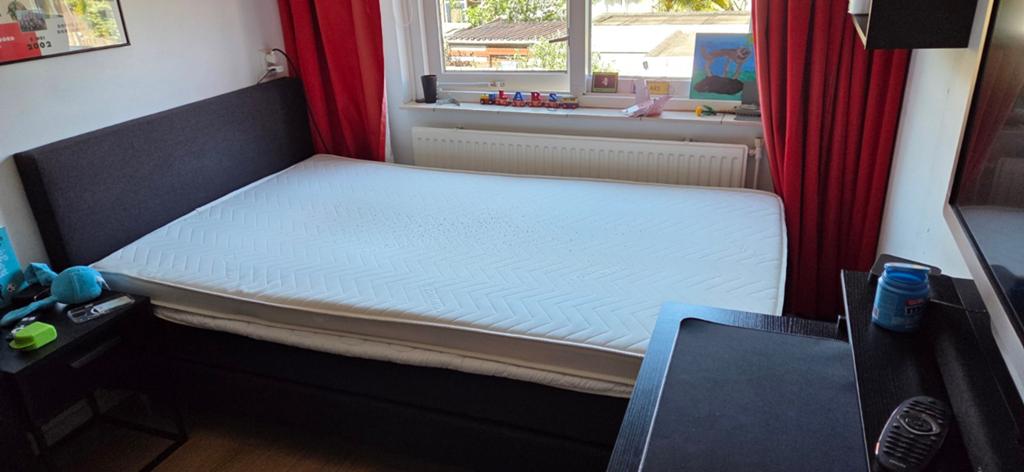 Boxspring 140x200, Ophalen, Gebruikt, Tweepersoons, 140 cm