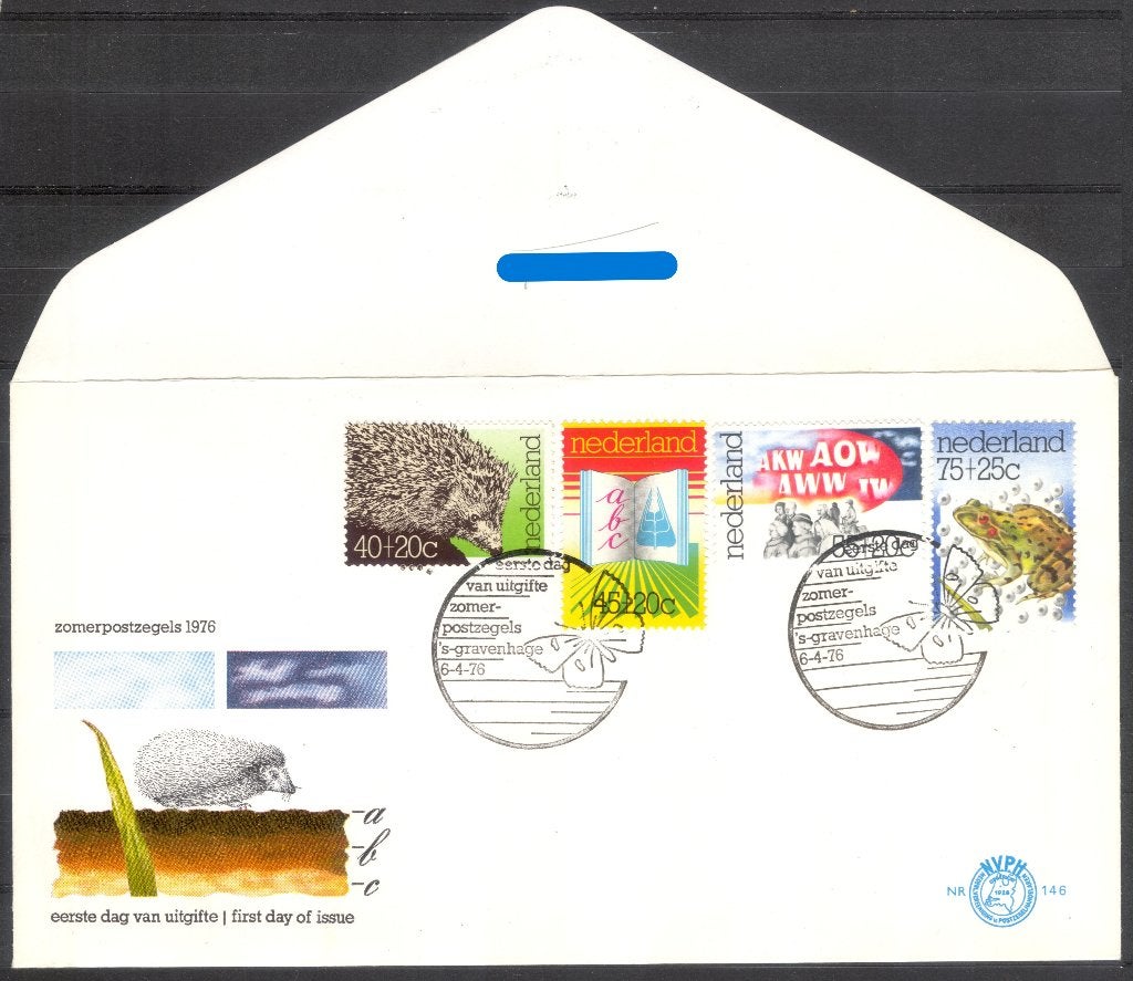 E146 - zomer 1976, Postzegels en Munten, Verzenden, Beschreven, Nederland