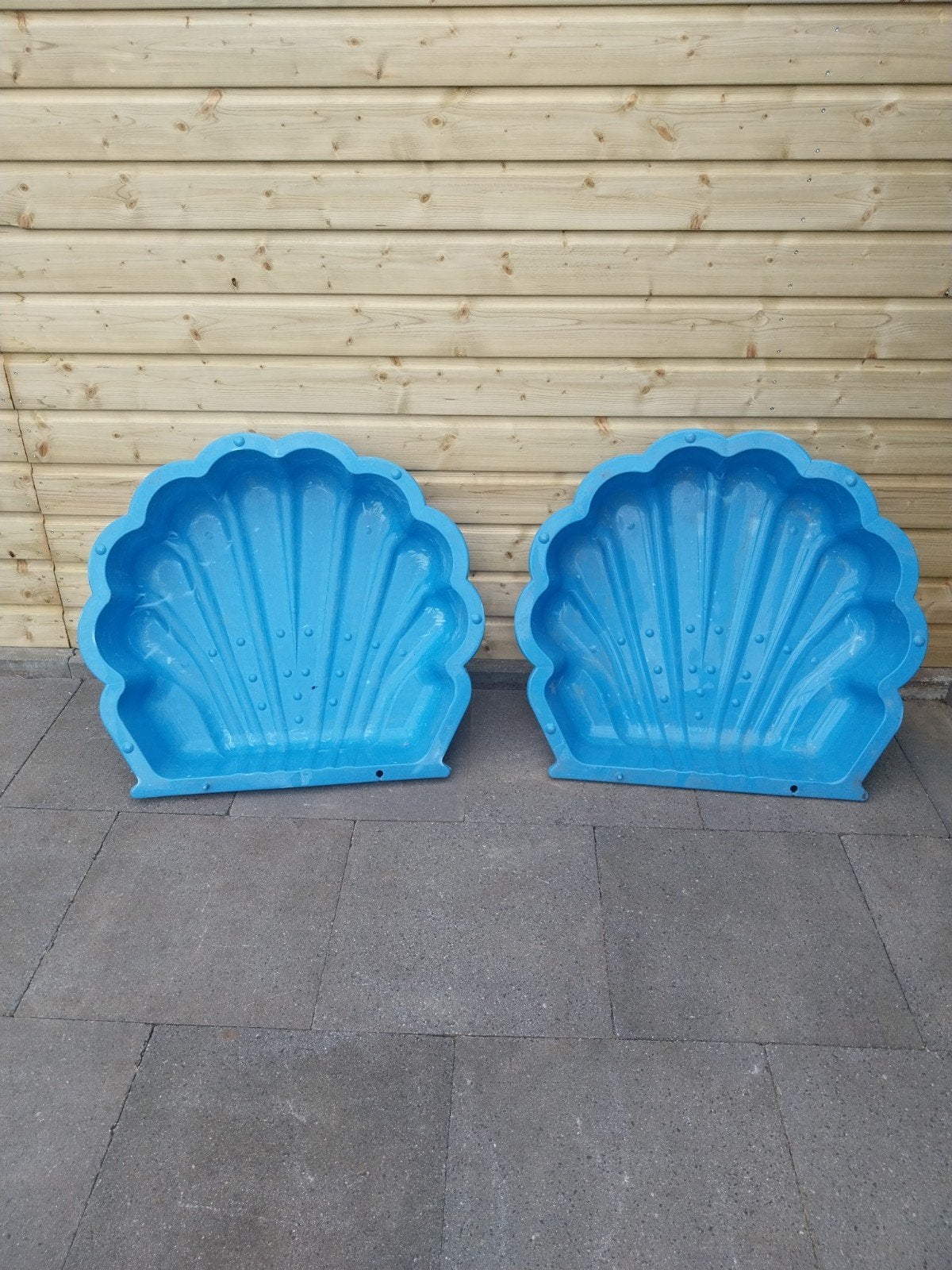 Blauwe schelp zandbak/zwembadje, Kinderen en Baby's, Speelgoed | Buiten | Zandbakken, Gebruikt, Ophalen