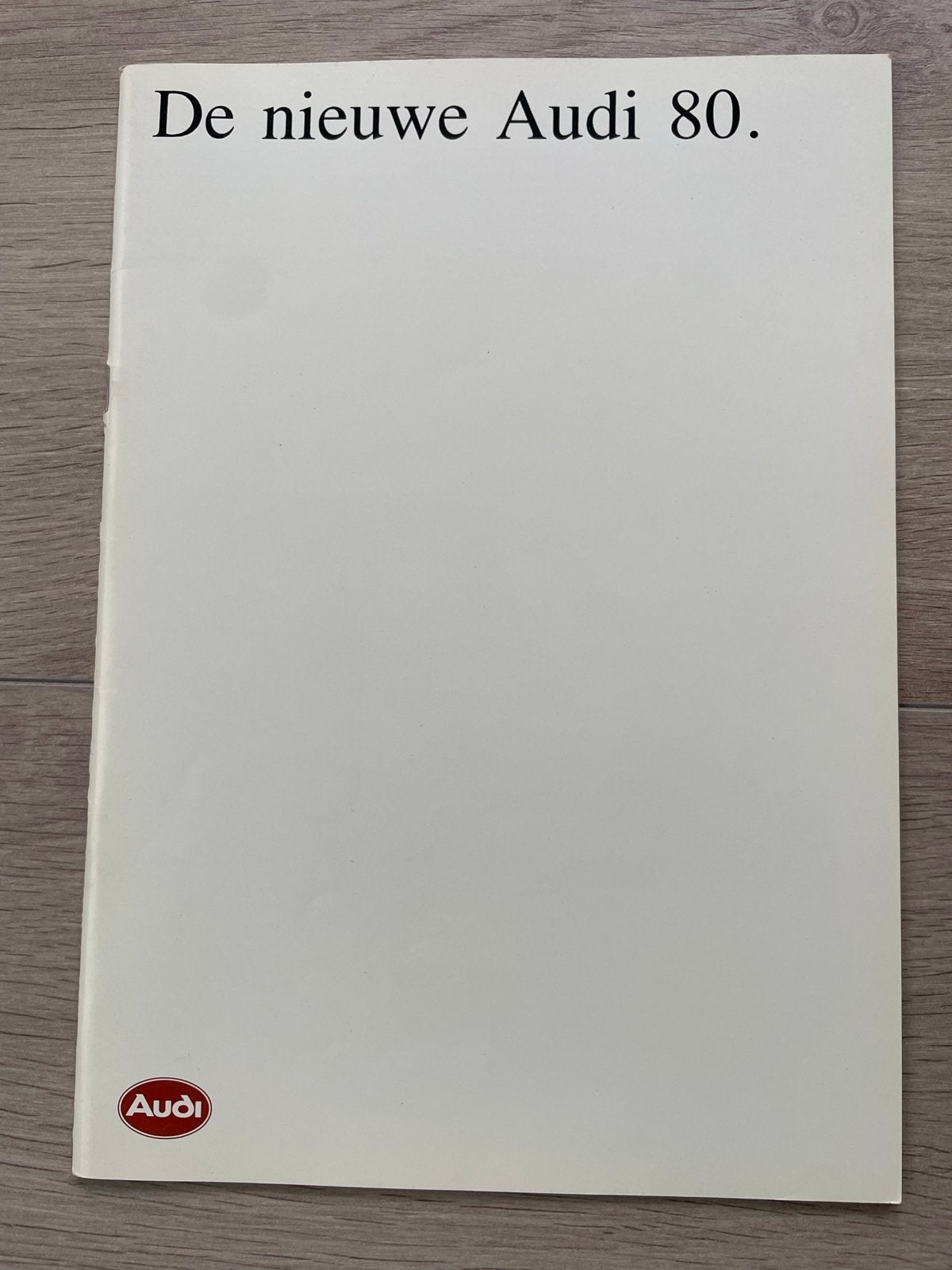 Audi 80 brochure - De nieuwe Audi 80 (1987), Ophalen of Verzenden, Zo goed als nieuw, Audi