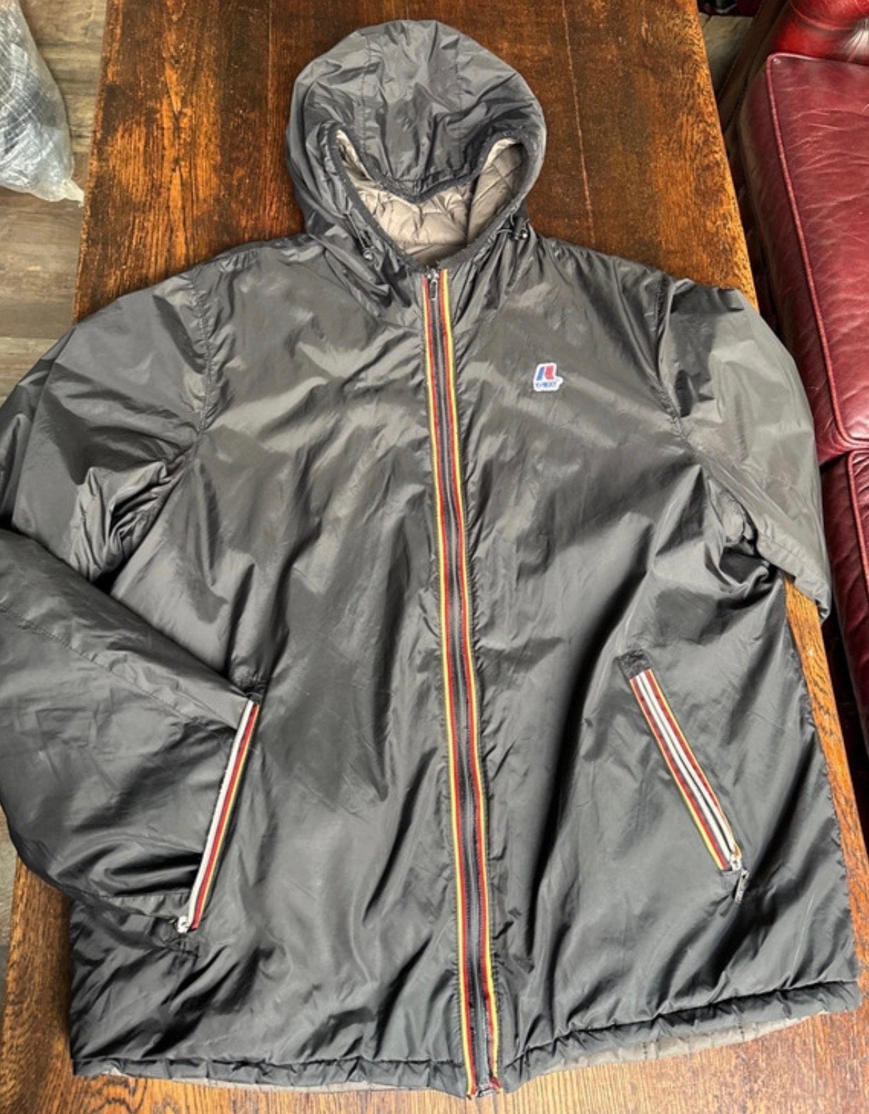 K-Way Reversible Regenjas met Capuchon unisex, Ophalen of Verzenden, Jongen of Meisje, Jas