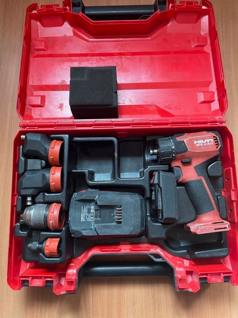 Hilti SFE 2-A12 Akkuschrauber 27.4, Gebruikt, Ophalen of Verzenden, Boor- en Schroefmachine, Minder dan 400 watt