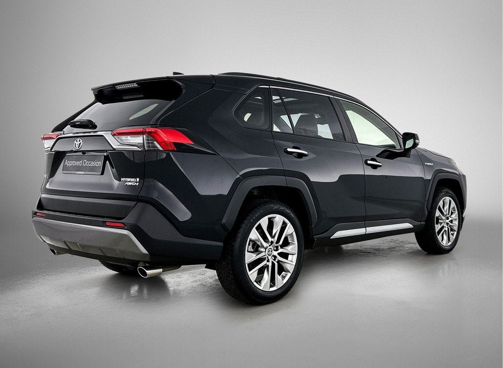 Toyota RAV4 2.5 Hybrid AWD Executive | Navigatie | Leder | E, Auto's, Automaat, 12 maanden, Gebruikt, Beige