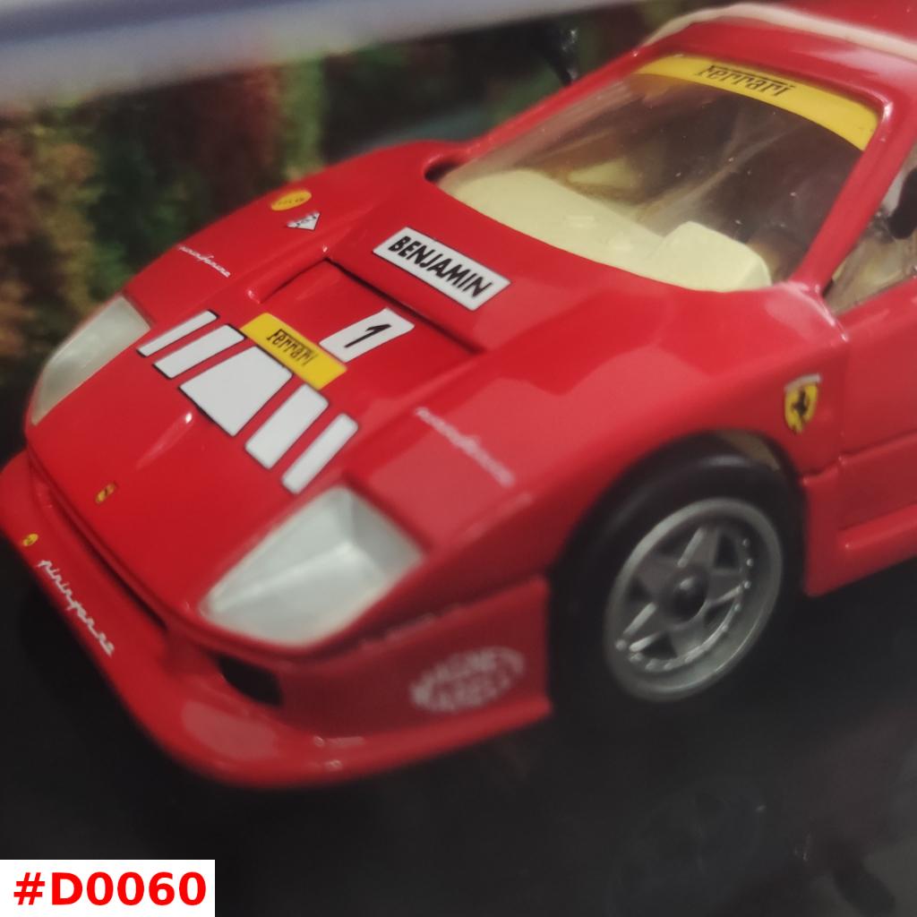 Ferrari F40 Racing #1 J. Davis Hot Wheels Mattel 1:43 OVP, Ophalen of Verzenden, Nieuw, Auto, Overige merken