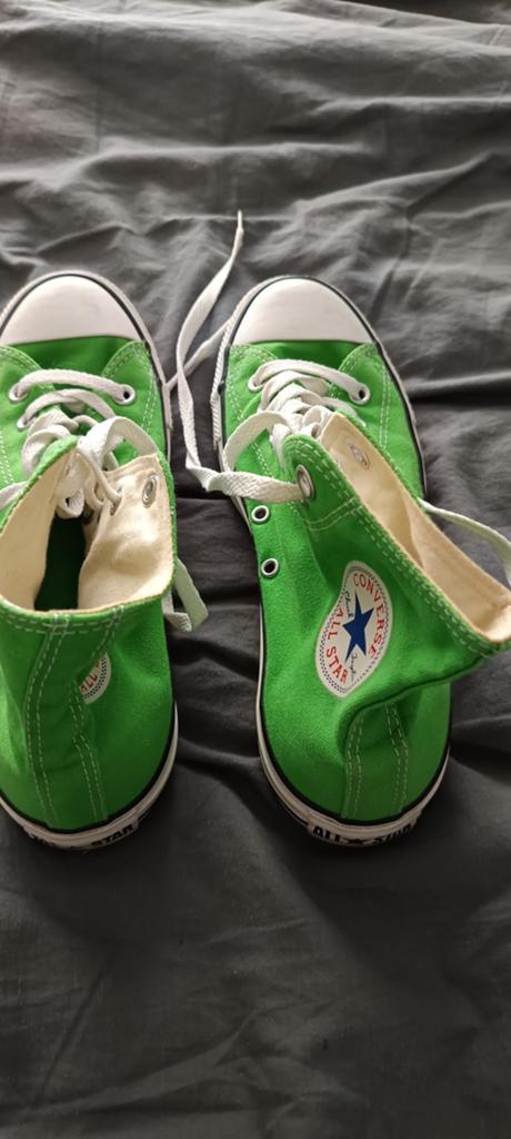 Groene Converse All Star High Tops - Maat 40, Kleding | Dames, Schoenen, Ophalen of Verzenden