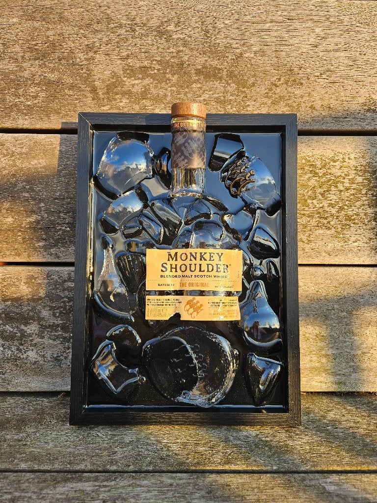Whisky Wanddecoratie - Handgemaakt van Epoxy, 31 cm, Meerkleurig, Ophalen of Verzenden, 22 cm
