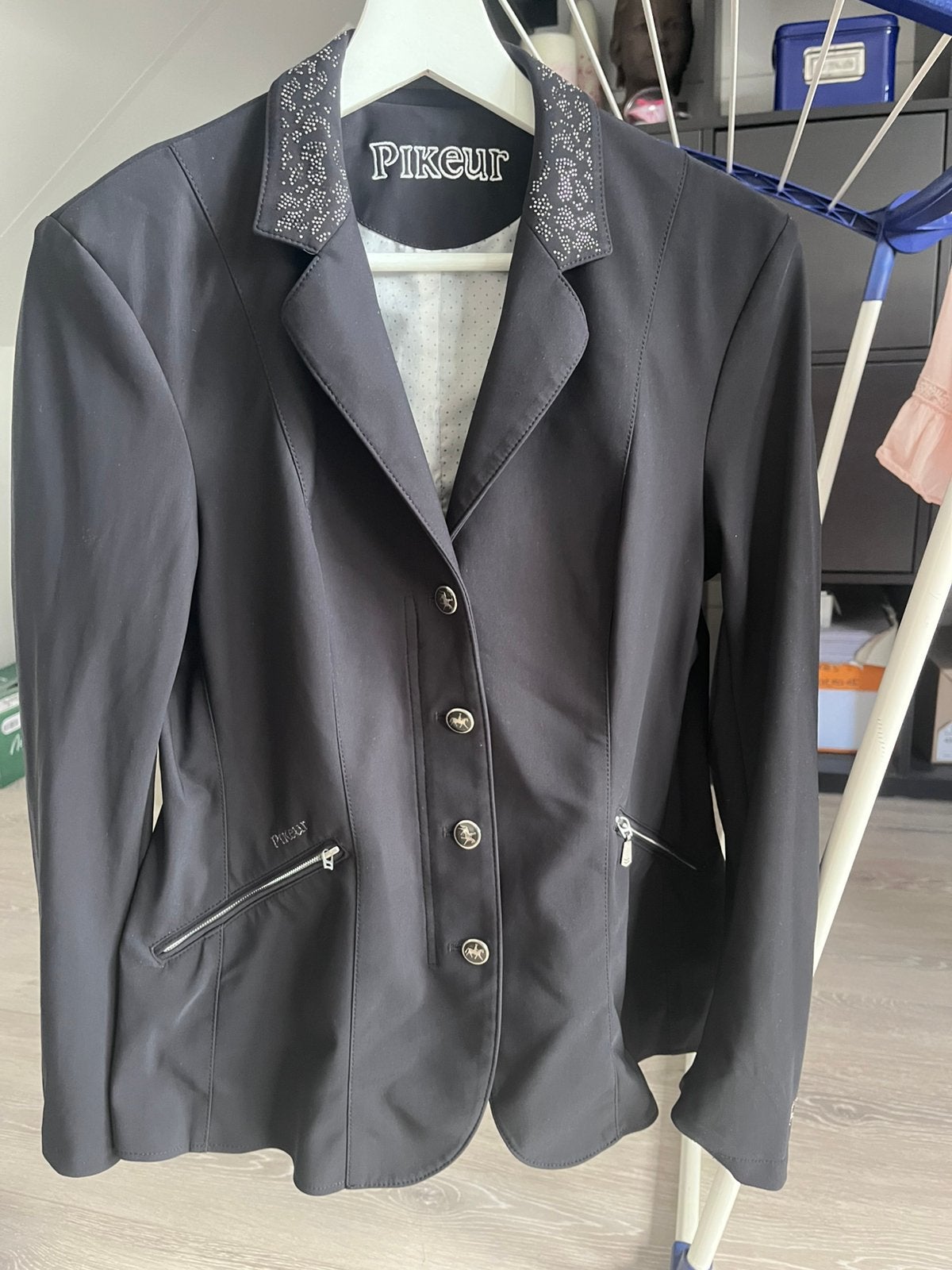 Pikeur zwart wedstrijdjasje maat 38, Ophalen, Zo goed als nieuw, Dressuur, Bovenkleding