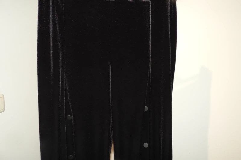 Wolford blake trousers velvet fluweel achtige broek drukkers, Verzenden, Zwart, Zo goed als nieuw, Wolford