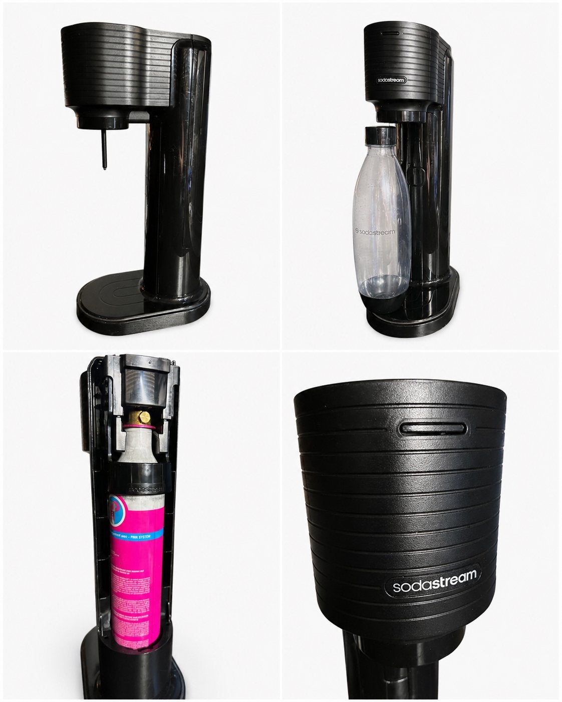 SodaStream Art Zwart - Quick Connect - incl. fles en CO₂, S, Verzenden, Zo goed als nieuw, D