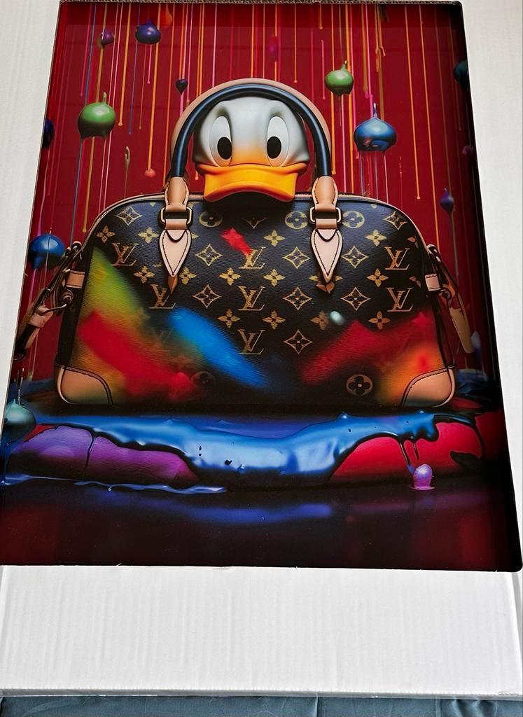 Donald Duck Louis Vuitton Pop Art Print nieuw, Ophalen of Verzenden, Nieuw