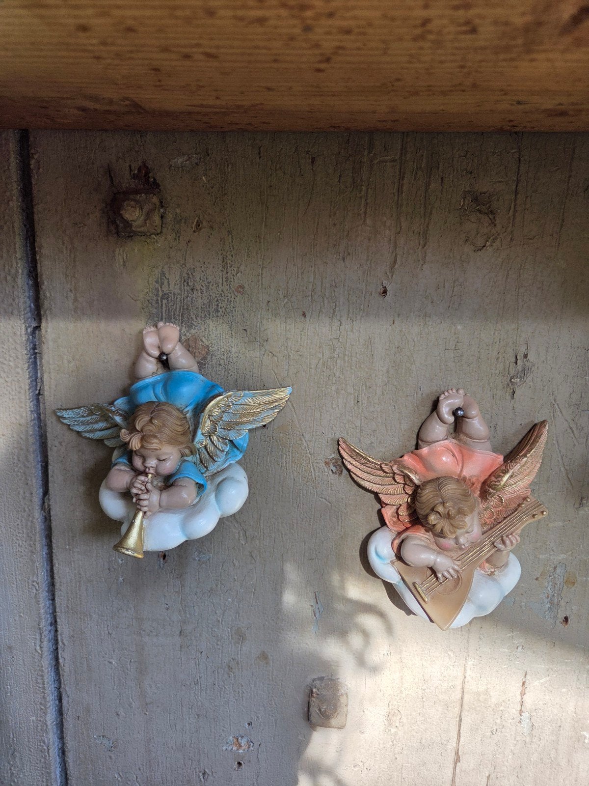 Vintage Engelenbeeldjes - Set van 2, Ophalen of Verzenden