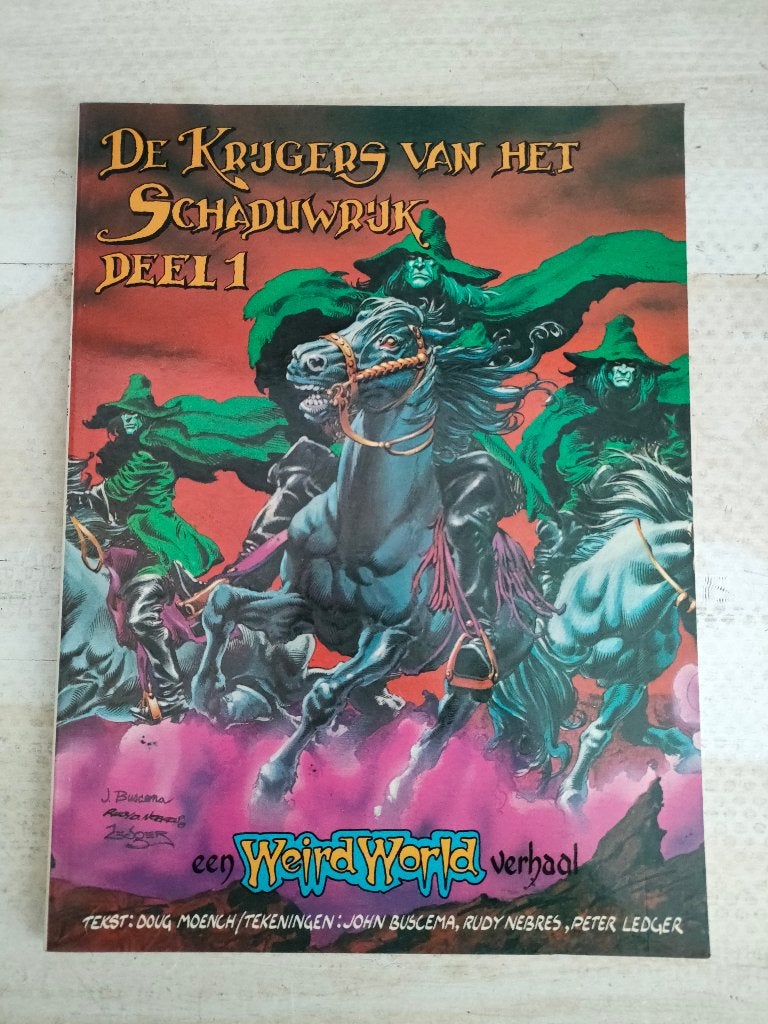 KRIJGERS VAN HET SCHADUWRIJK, Meerdere stripboeken, Ophalen of Verzenden, Gelezen
