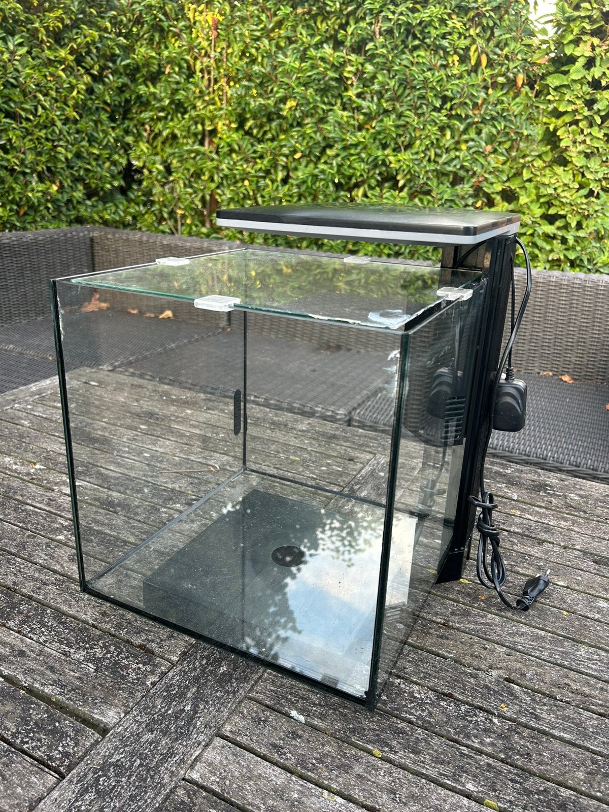 Qubiq 30l superfish aquarium, Dieren en Toebehoren, Ophalen, Zo goed als nieuw, Leeg aquarium
