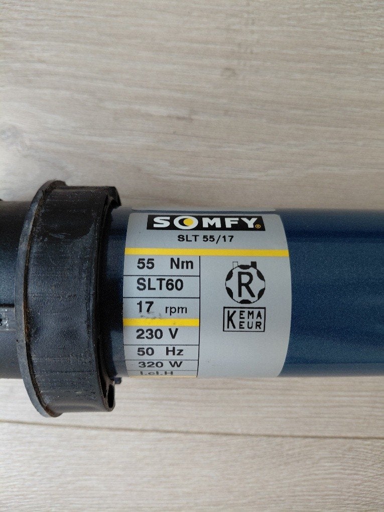 somfy motor SLT 55/17, Gebruikt, Minder dan 100 cm, Wit, Ophalen of Verzenden