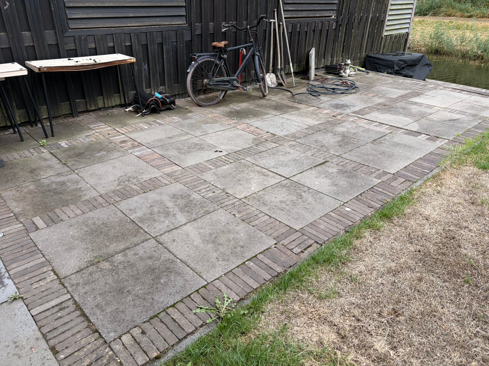 Schellevis Tuintegels en klinkers gratis, Ophalen, Gebruikt, Beton, Klinkers