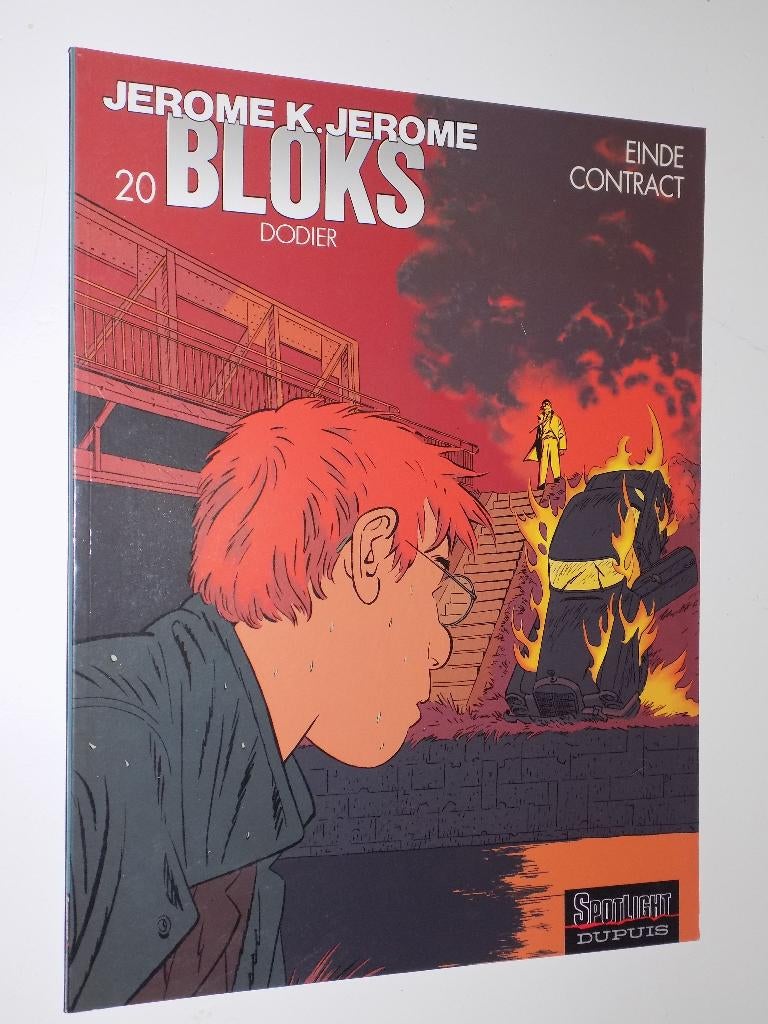 Jerome K.Jerome Bloks - 20_Einde contract, Eén stripboek, Ophalen of Verzenden, Zo goed als nieuw, Dodier