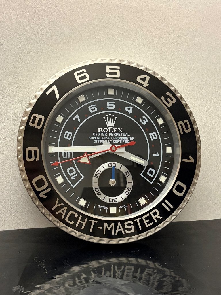 Rolex Yacht-Master ll Klok Nieuw, Ophalen of Verzenden, Nieuw, Wandklok