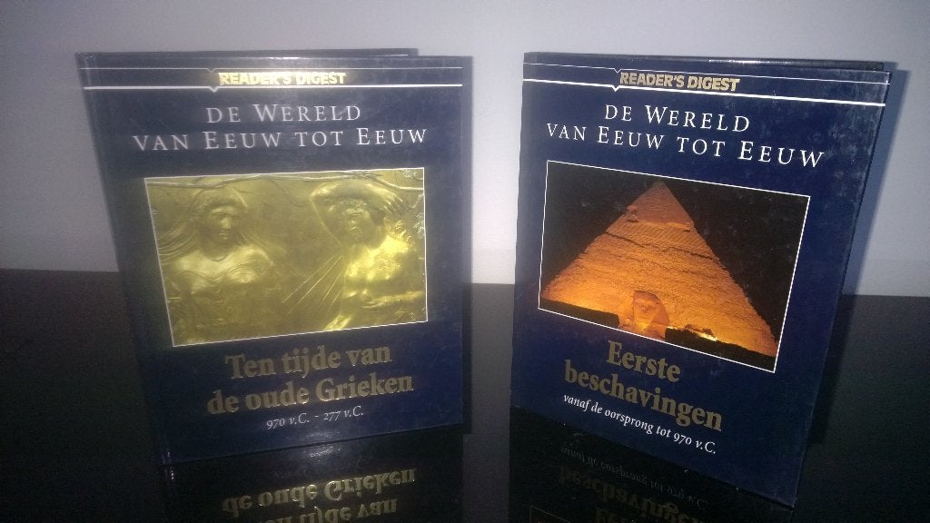 2 boeken van eeeuw tot eeuw : Readers digest, Ophalen of Verzenden, Zo goed als nieuw, Readers digest, Overige gebieden