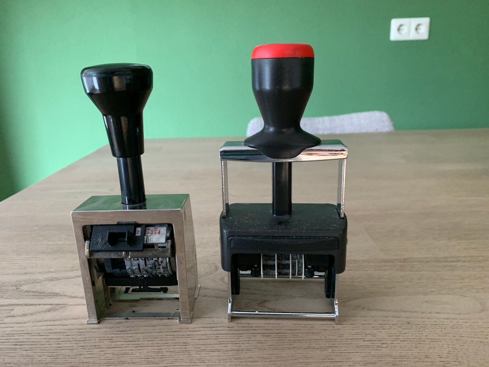 Twee stempelapparaten: Reiner 86 en Colop 2660, Ophalen, Overige typen