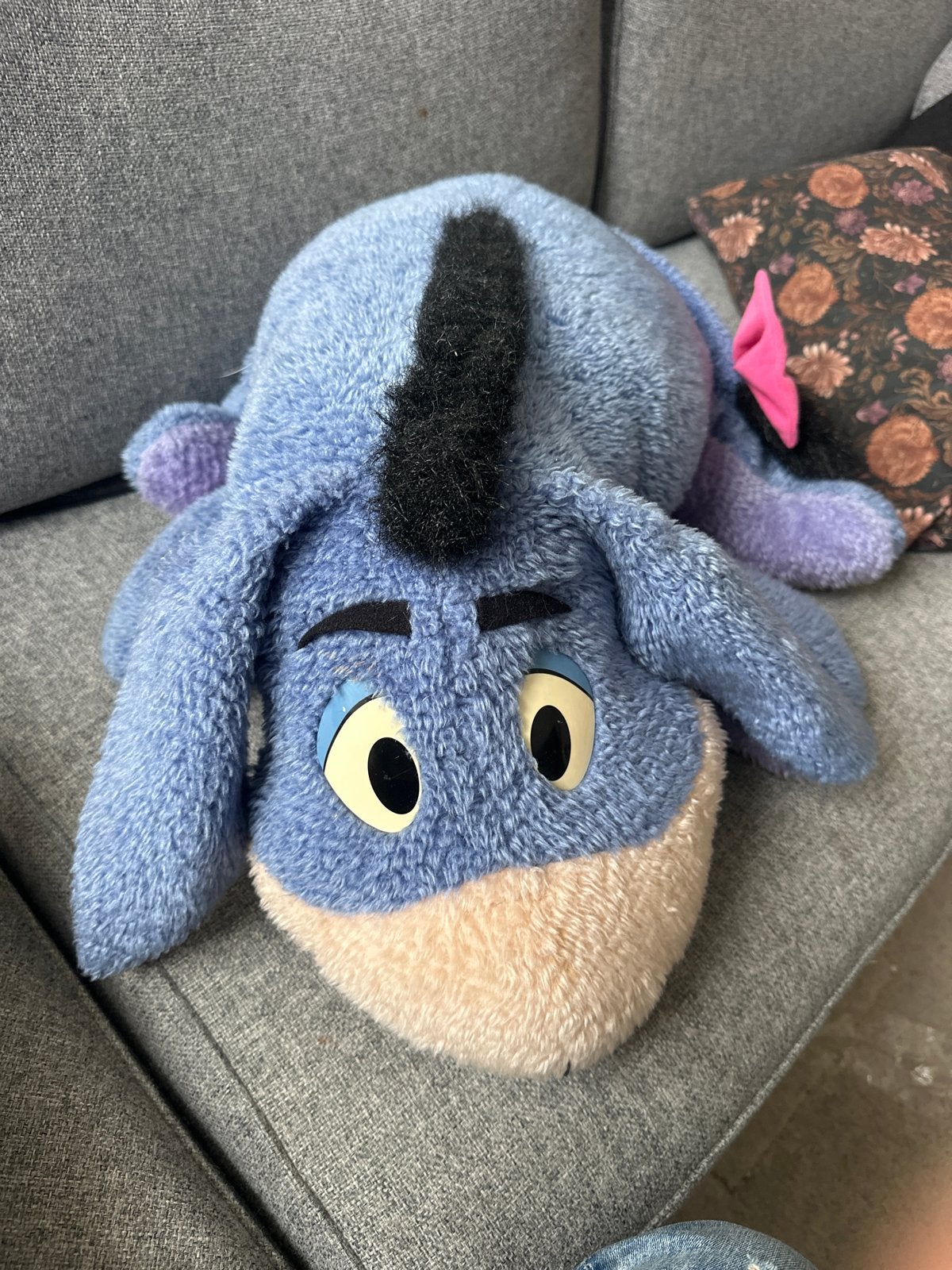 Grote Knorretje knuffel van Winnie de Poeh, Ophalen, Disney, Overige typen, Blauw