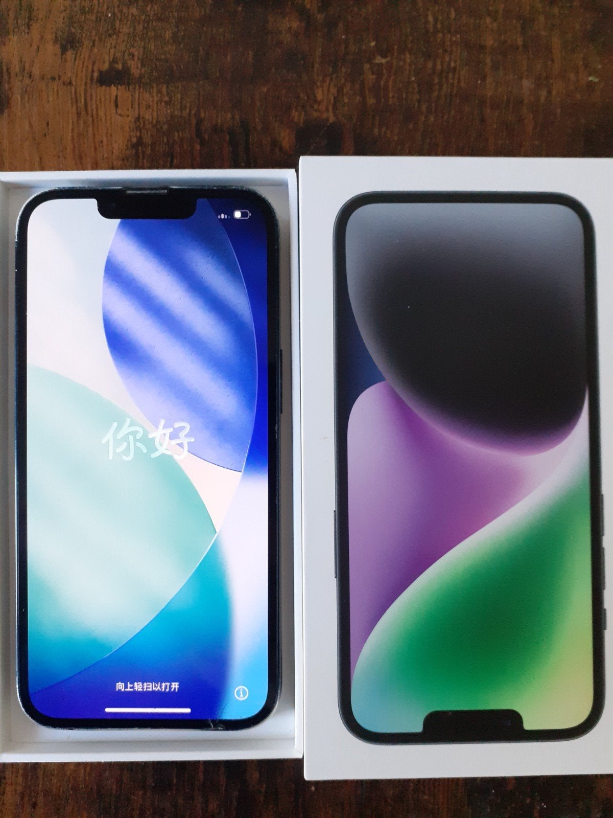 iphone 14 256gb 100% batterij, 256 GB, Blauw, Ophalen of Verzenden, Zonder simlock