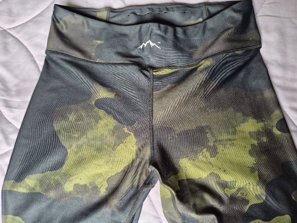 Zwart groene sport legging van Dope maat L zgan, Maat 38/40 (M), Zwart, Ophalen of Verzenden, Dope