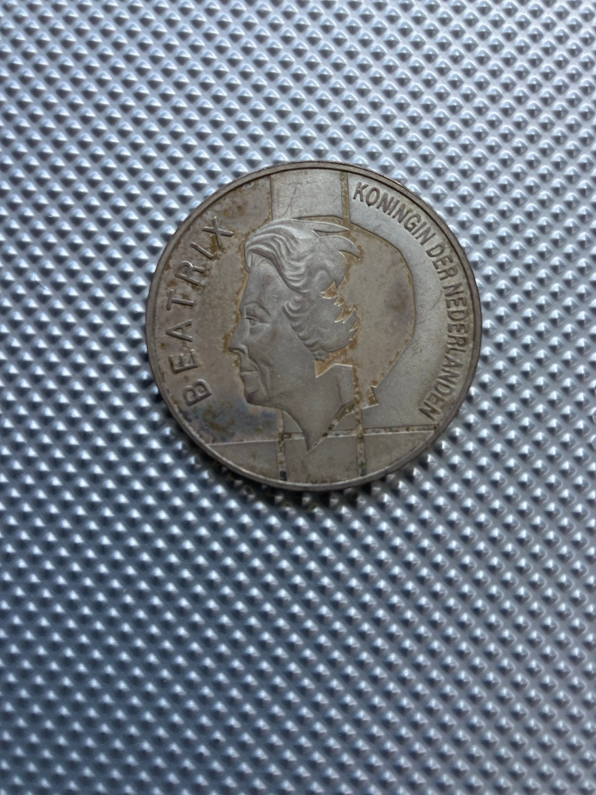 Zilveren Benelux 10 Gulden Munt Koningin Beatrix 1984, Koningin Beatrix, Zilver, Ophalen of Verzenden, Losse munt