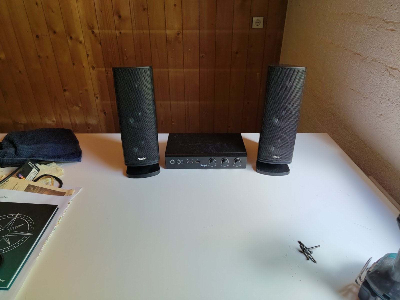 Teufel luidsprekers Concept B 200 usb, Audio, Tv en Foto, Overige merken, Gebruikt, Ophalen of Verzenden, Microset