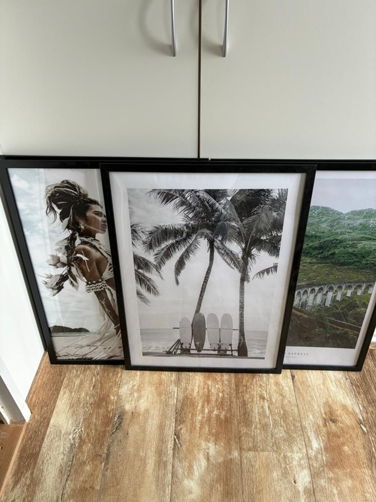 Posters ingelijst, Ophalen, Gebruikt, Hout, Minder dan 50 cm