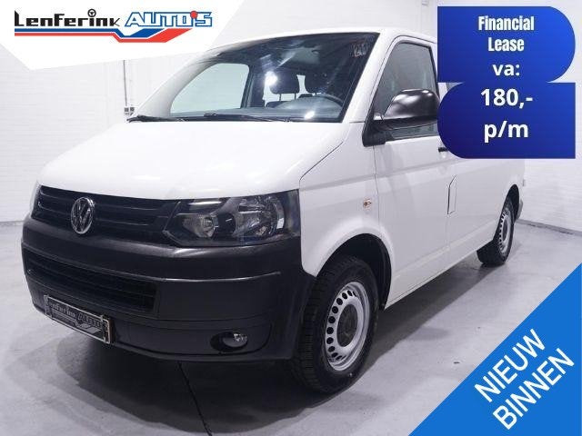 Volkswagen Transporter 2.0 TDI 140 pk L1 Dubbel Cabine 6-Zit, Auto's, Bestelauto's, Voorwielaandrijving, Euro 5, Stof, Gebruikt