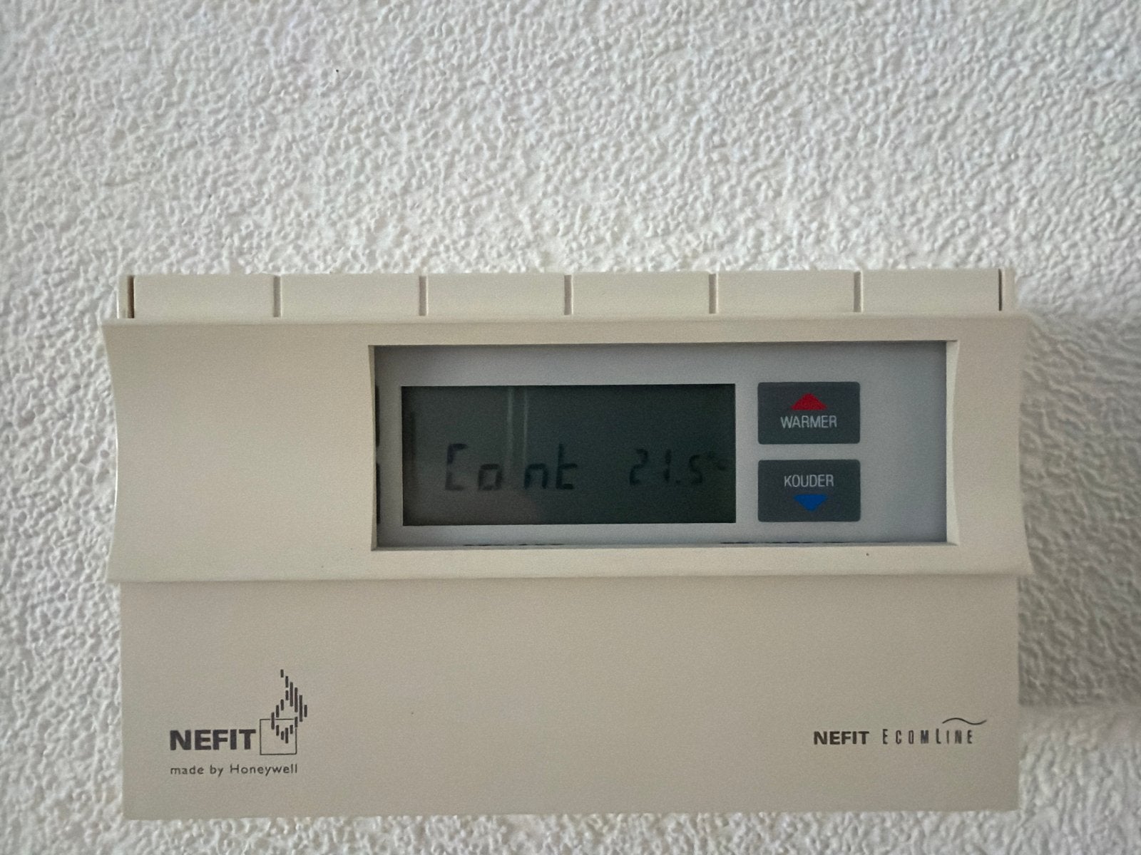 Nefit Ecomline programmeerbare thermostaat, Ophalen of Verzenden, Gebruikt