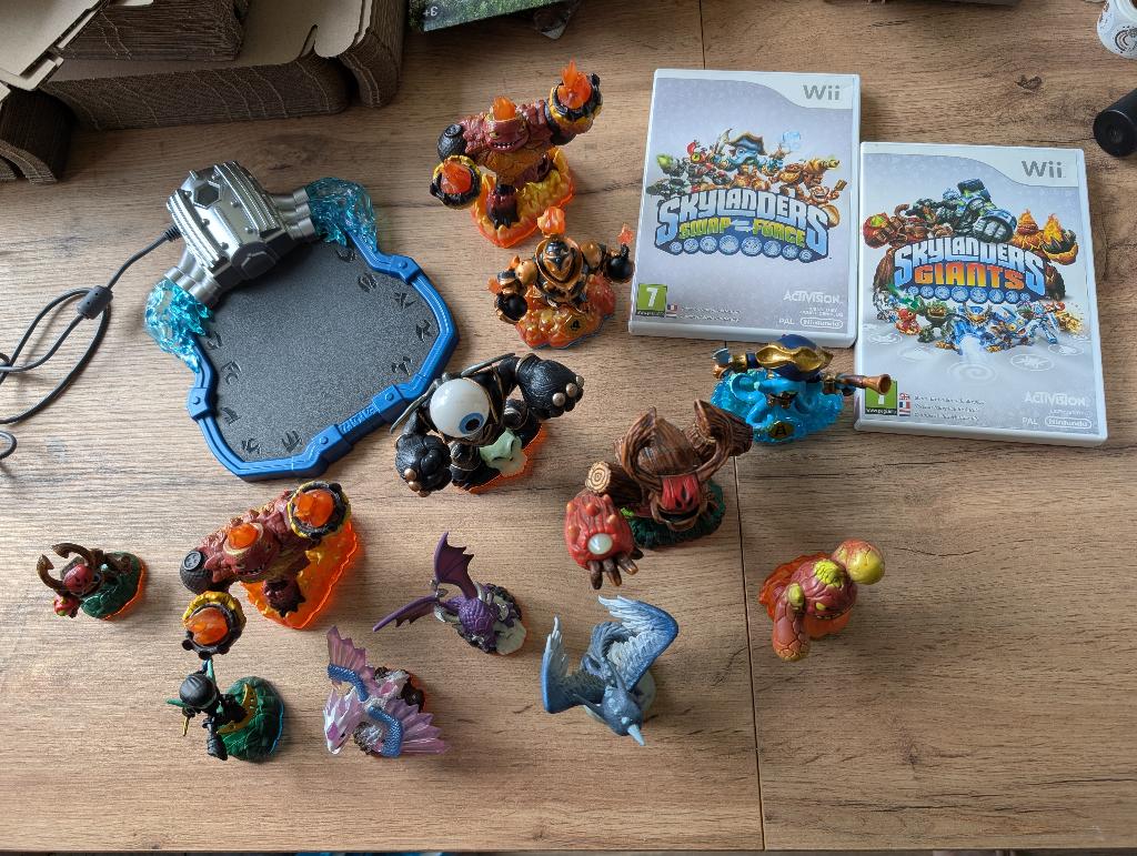 Skylanders Giants + swap force Wii, Avontuur en Actie, 2 spelers, Ophalen of Verzenden, Zo goed als nieuw