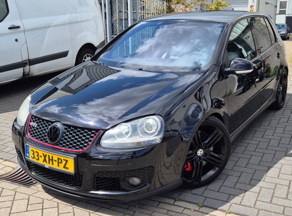 Volkswagen Golf 2.0 GTI 147KW 5D AUT 2005 Zwart*LEER*, 4 cilinders, 1984 cc, Zwart, Leder