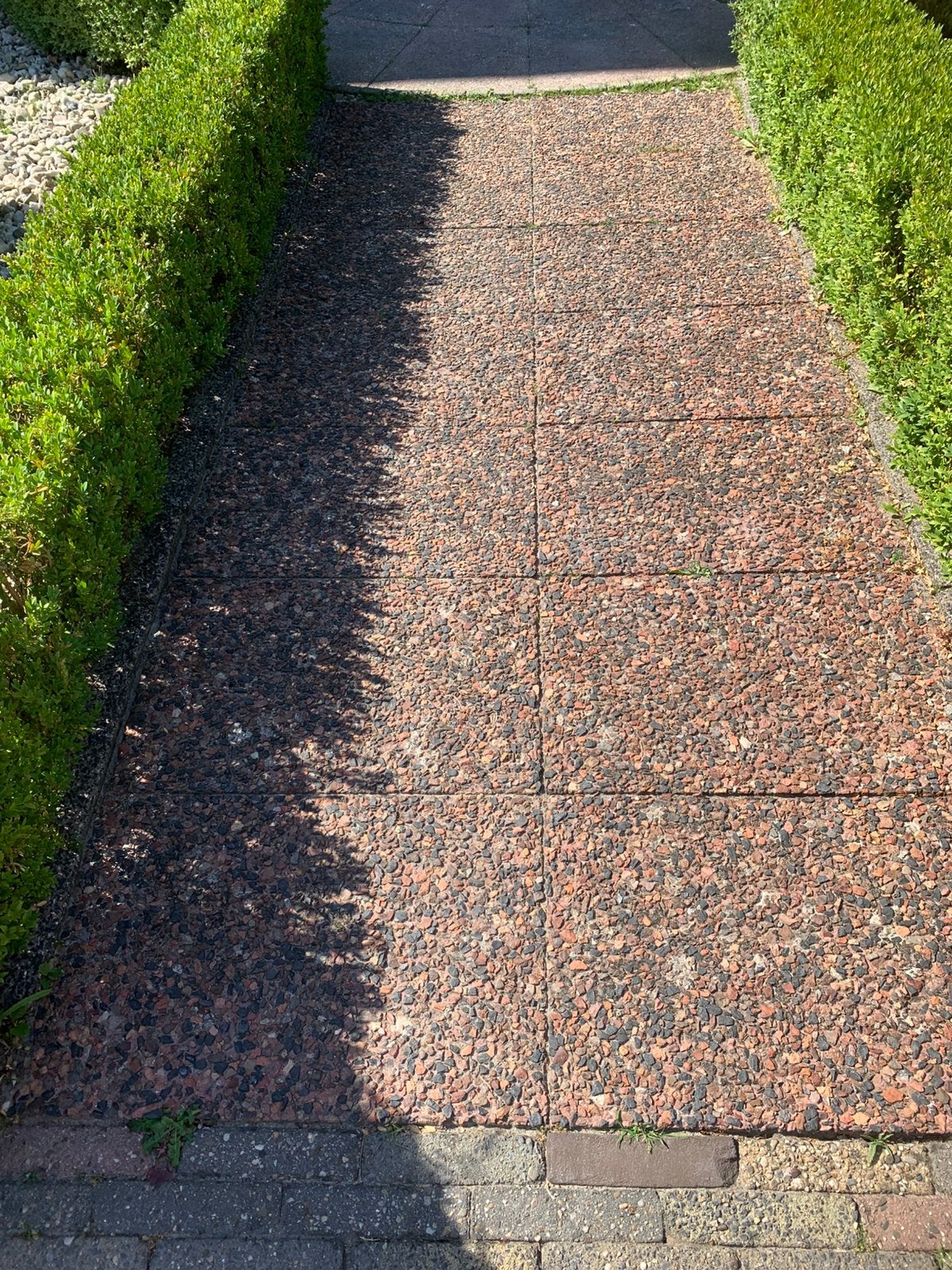 Grindtegels, Tuin en Terras, Ophalen, Gebruikt, Beton, Terrastegels