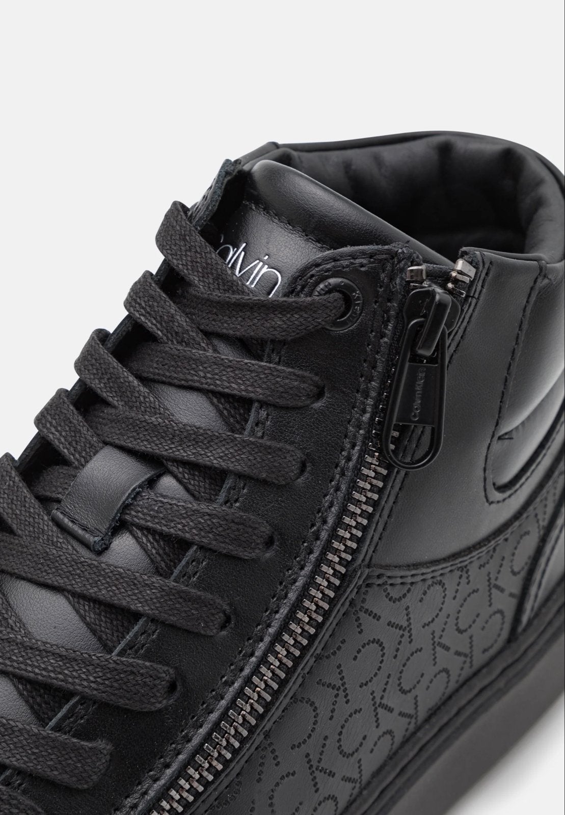 Calvin Klein zwarte hoge sneakers met rits, Zwart, Nieuw, Ophalen of Verzenden, Sneakers of Gympen