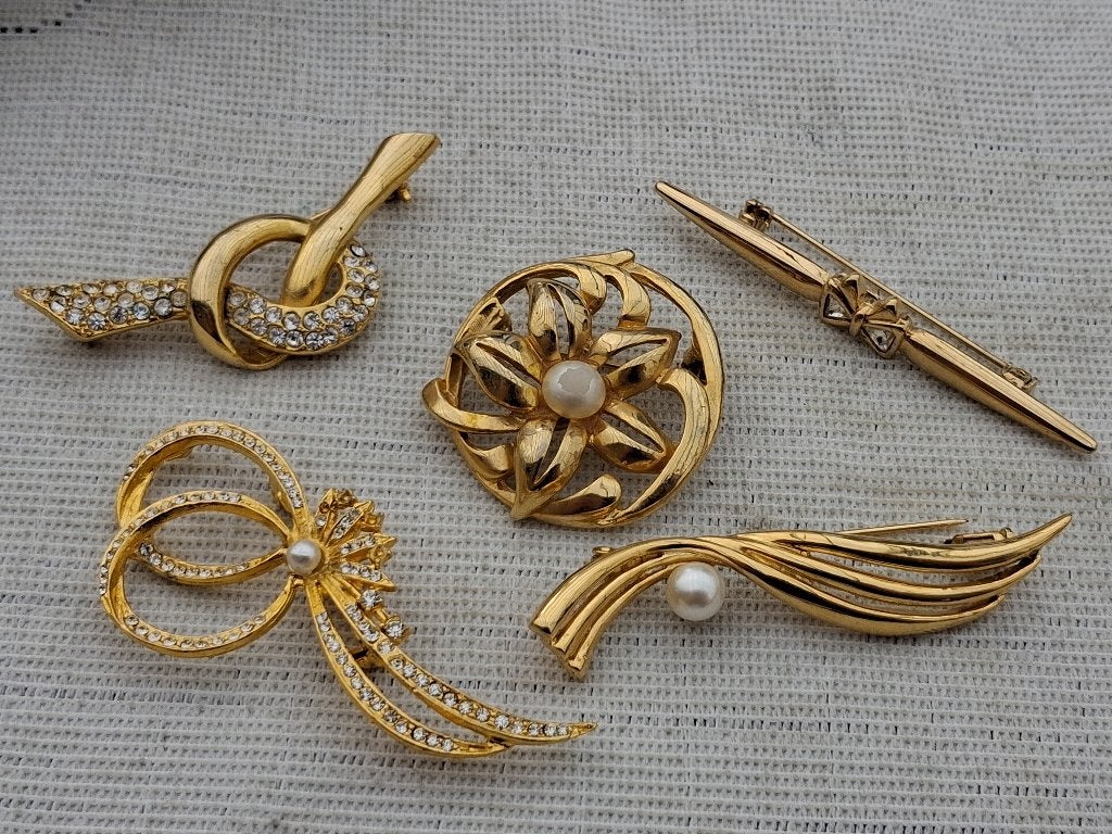 vintage sieraden, Verzenden, Overige materialen, Broche