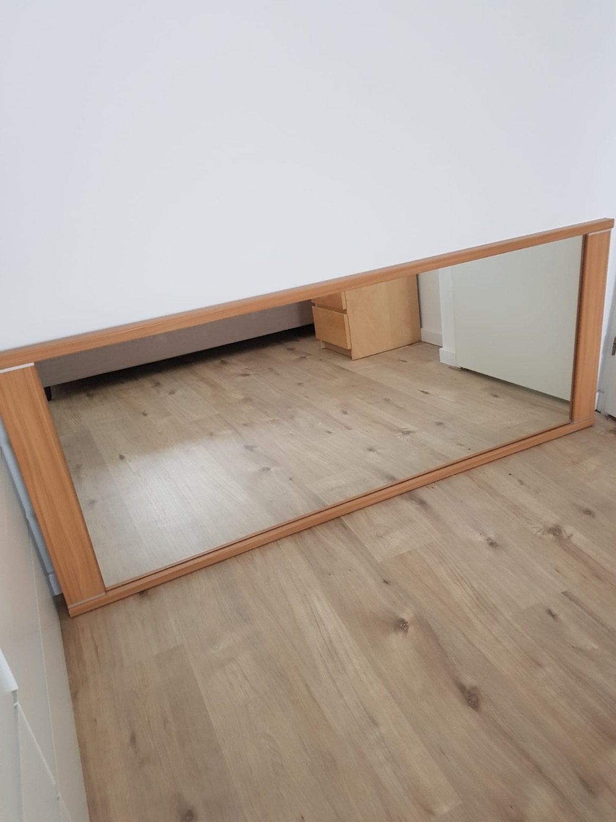 mooie grote spiegel, Ophalen, Zo goed als nieuw, Rechthoekig, Minder dan 100 cm
