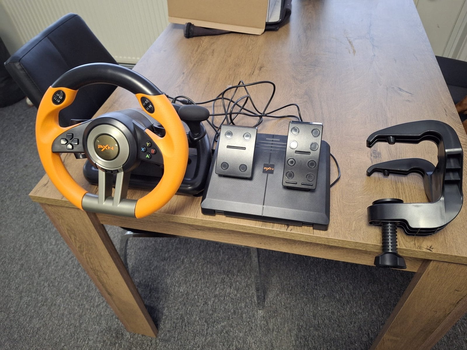 PXN V3Pro Gaming Racing Stuurwiel met Pedalen